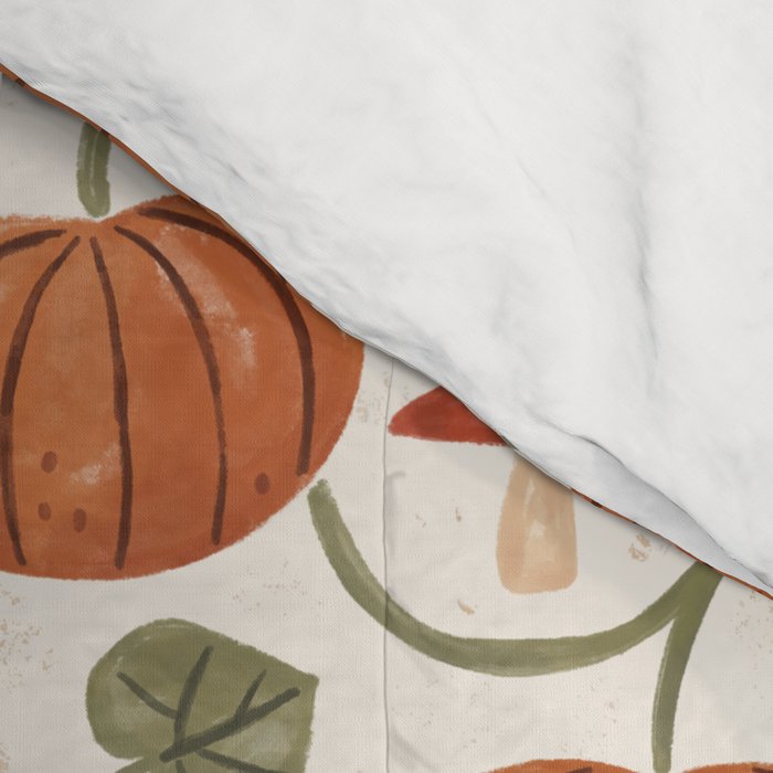 Gouache Pumpkin Patch Comforter Gallery Image 4