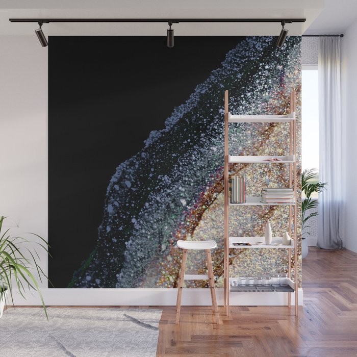 FLAWLESS GREY & GOLD Wall Mural Gallery Image 1