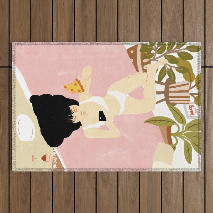 This is life Outdoor Rug Gallery Image 1