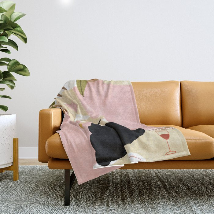 This is life Throw Blanket Gallery Image 1