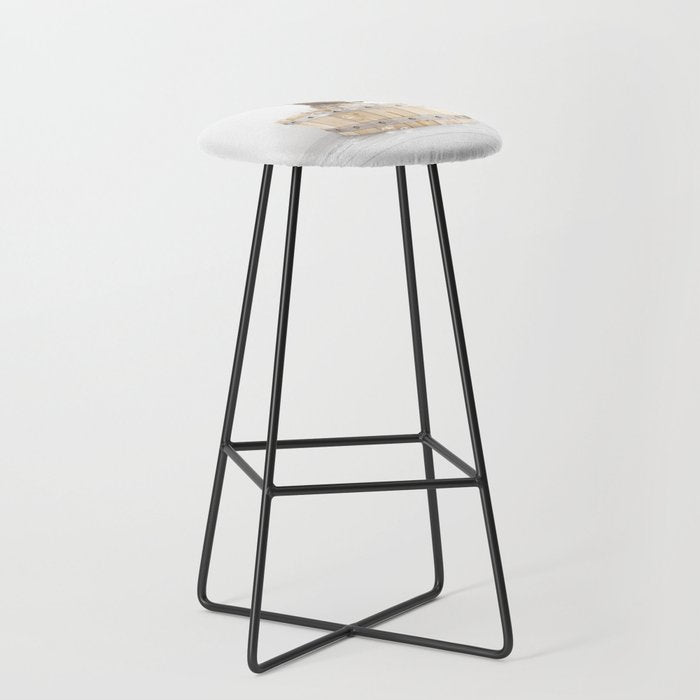 Baby Donkey in a Wooden Bathtub, Donkey Taking a Bath, Bathtub Animal Art Print By Synplus Stool Gallery Image 1