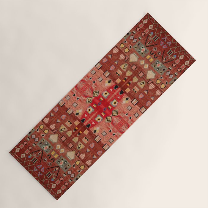 Heritage Moroccan Berber Style Design D9 Yoga Mat Gallery Image 1