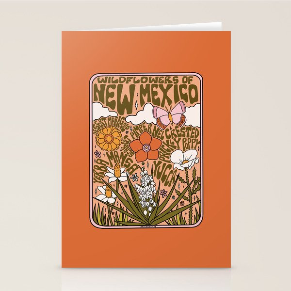 New Mexico Wildflower Stationery Card Gallery Image 1