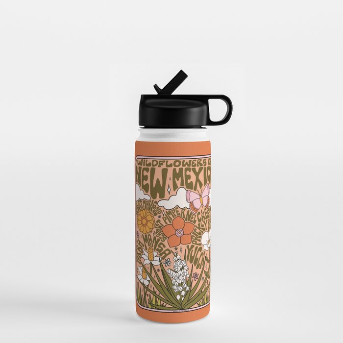 New Mexico Wildflower Water Bottle Gallery Image 1
