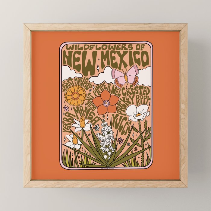 New Mexico Wildflower Mini Art Print Gallery Image 1