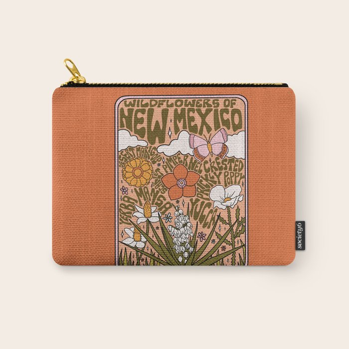 New Mexico Wildflower Carry All Pouch Gallery Image 1