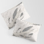 abstract brushstrokes neutral Pillow Sham Gallery Image 3