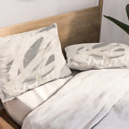 abstract brushstrokes neutral Pillow Sham Gallery Image 2