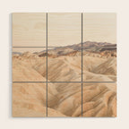 Zabriskie Point In Death Valley National Park Photo | Landscape Art Print | USA Travel Photography Wood Wall Art Gallery Image 1