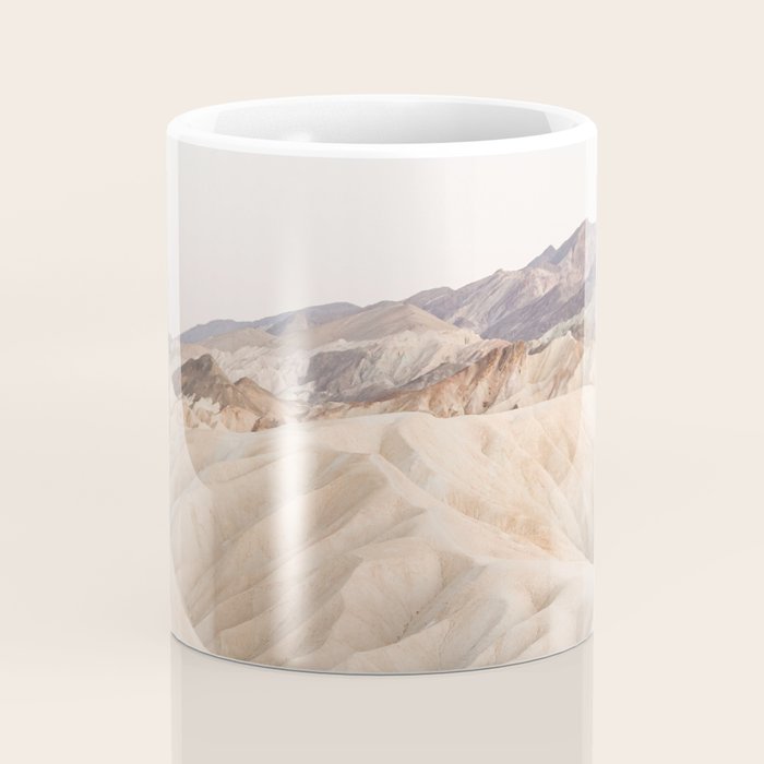 Zabriskie Point In Death Valley National Park Photo | Landscape Art Print | USA Travel Photography Coffee Mug Gallery Image 4