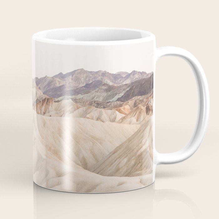 Zabriskie Point In Death Valley National Park Photo | Landscape Art Print | USA Travel Photography Coffee Mug Gallery Image 1