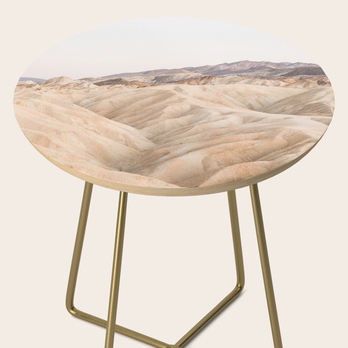 Zabriskie Point In Death Valley National Park Photo | Landscape Art Print | USA Travel Photography Side Table Gallery Image 2