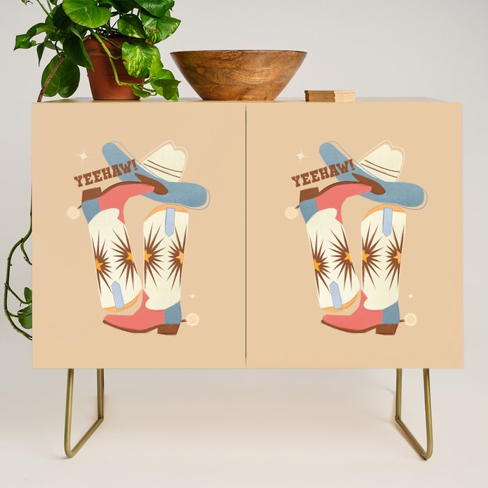Yeehaw! Cowboy Boots Credenza Gallery Image 1