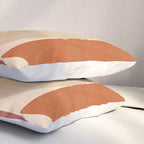 abstract retro shapes earthy 4 Pillow Sham Gallery Image 3