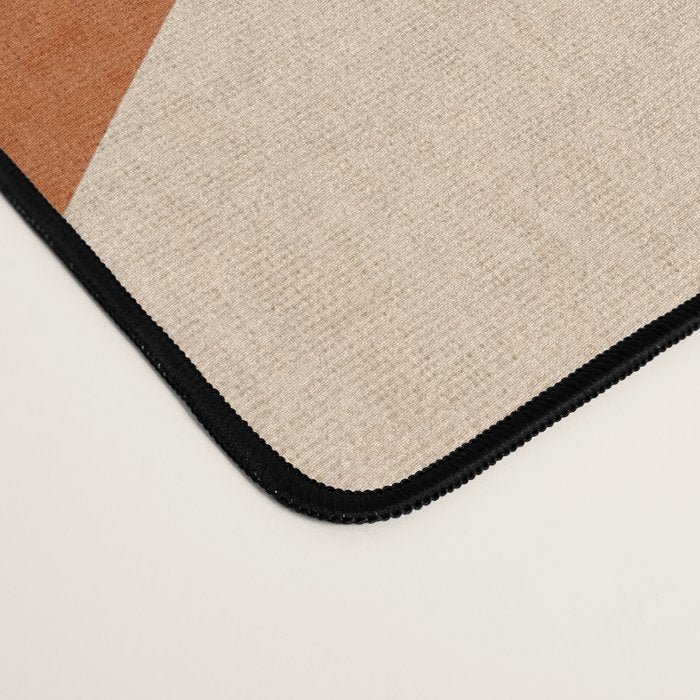abstract retro shapes earthy 4 Desk Mat Gallery Image 4