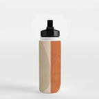 abstract retro shapes earthy 4 Water Bottle Gallery Image 2