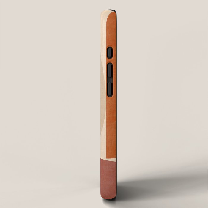 abstract retro shapes earthy 4 iPhone Case Gallery Image 2
