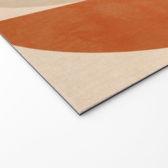 abstract retro shapes earthy 4 Welcome Mat Gallery Image 2