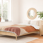 abstract retro shapes earthy 4 Duvet Cover Gallery Image 2