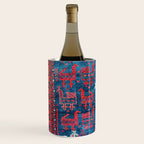 25 Peacocks Baluch Khorasan Persian Bag Face Print Wine Chiller Gallery Image 2