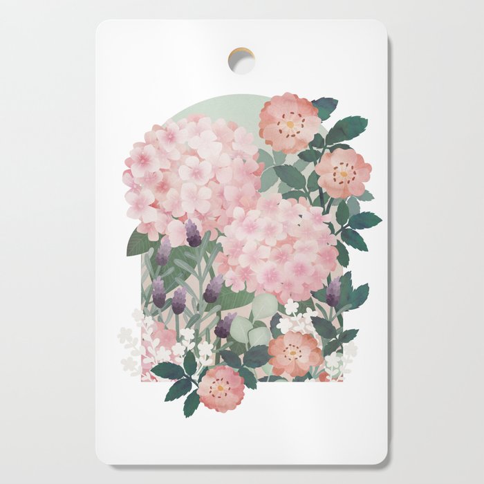 Summer Garden Window Cutting Board Gallery Image 1