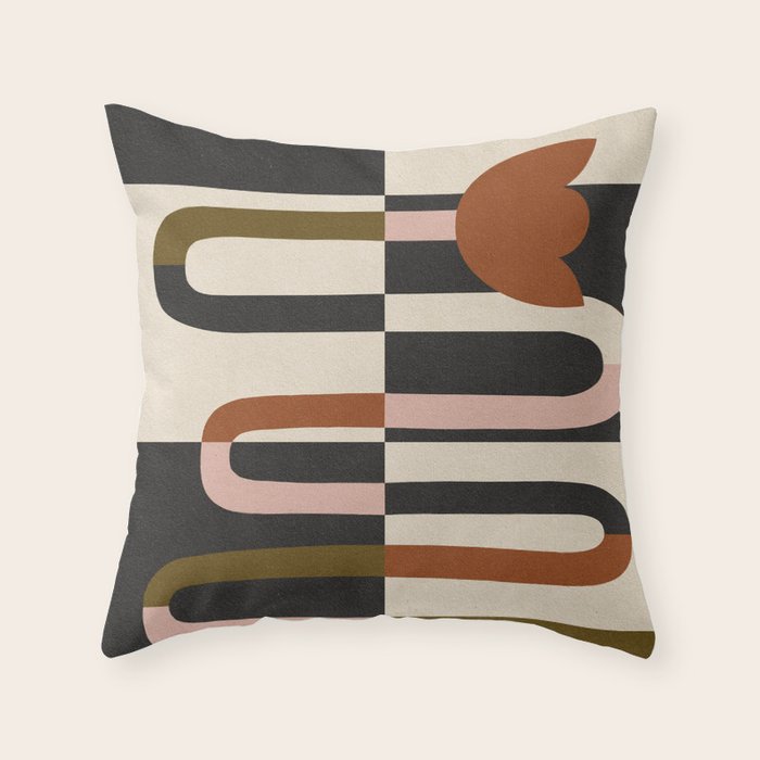 Turns  Throw Pillow Gallery Image 1