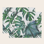 Tropical Palm Leaves Classic II Placemat Gallery Image 1