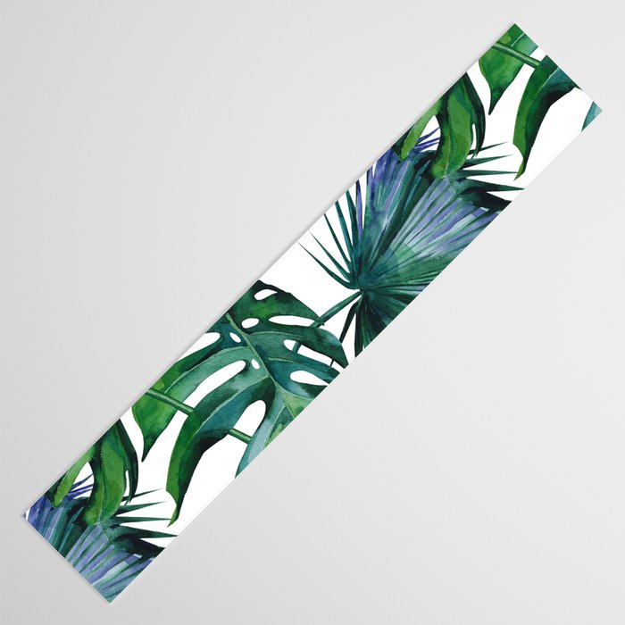 Tropical Palm Leaves Classic II Table Runner Gallery Image 3
