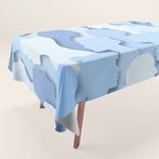Diverse people paper cut crowd pattern Tablecloth Gallery Image 1