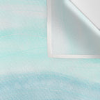 Sea Waves, Abstract Watercolor Painting Wall Tapestry Gallery Image 3