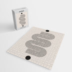 Beige Soft Organic Texture Modern Jigsaw Puzzle Gallery Image 2