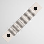 Beige Soft Organic Texture Modern Table Runner Gallery Image 3
