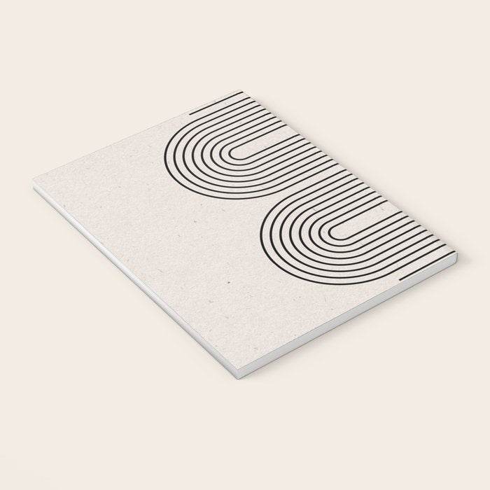 Beige Soft Organic Texture Modern Notebook Gallery Image 3