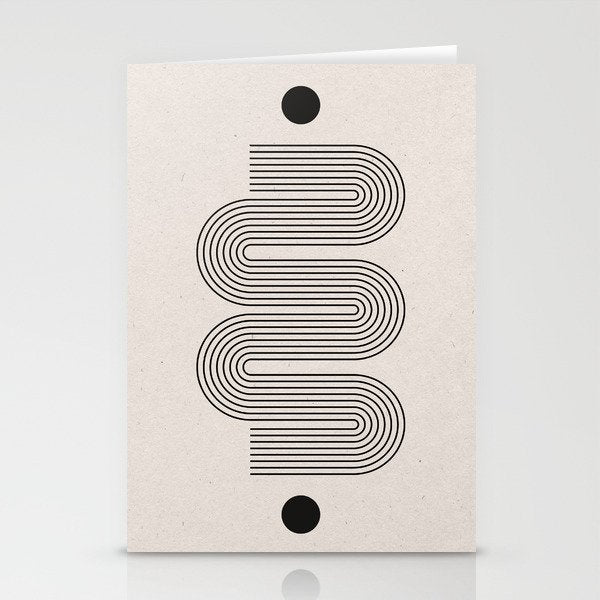Beige Soft Organic Texture Modern Stationery Card Gallery Image 2