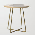 Beige Soft Organic Texture Modern Side Table Gallery Image 1