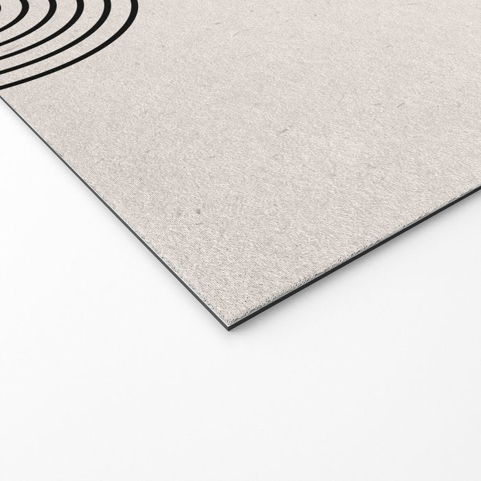 Beige Soft Organic Texture Modern Welcome Mat Gallery Image 2