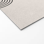 Beige Soft Organic Texture Modern Welcome Mat Gallery Image 2