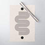 Beige Soft Organic Texture Modern Wrapping Paper Gallery Image 1