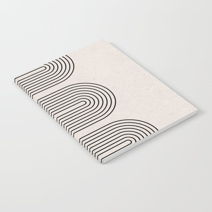 Beige Soft Organic Texture Modern Notebook Gallery Image 2