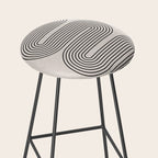 Beige Soft Organic Texture Modern Stool Gallery Image 2