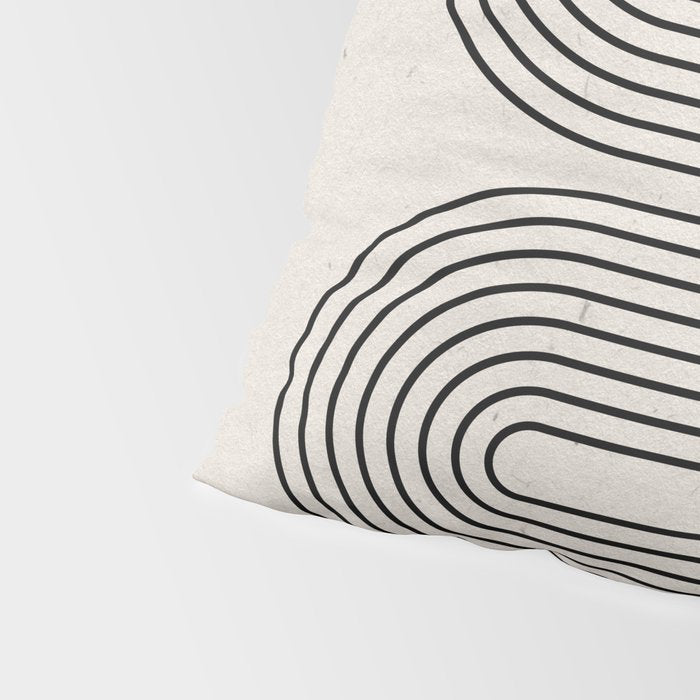 Beige Soft Organic Texture Modern Pillow Sham Gallery Image 4