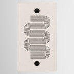 Beige Soft Organic Texture Modern Tablecloth Gallery Image 2