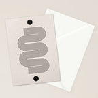 Beige Soft Organic Texture Modern Stationery Card Gallery Image 2