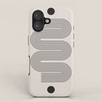 Beige Soft Organic Texture Modern iPhone Case Gallery Image 1