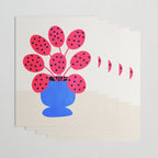 Blueberry Vase & French Fuchsia Leaves: Vases & Stuff 03 Wrapping Paper Gallery Image 3