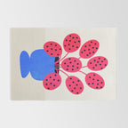 Blueberry Vase & French Fuchsia Leaves: Vases & Stuff 03 Rug Gallery Image 2
