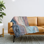Mountain Sunset - Nature Photography Throw Blanket Gallery Image 1