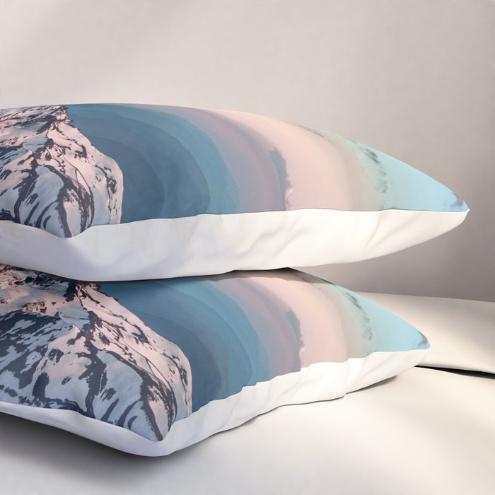 Mountain Sunset - Nature Photography Pillow Sham Gallery Image 3