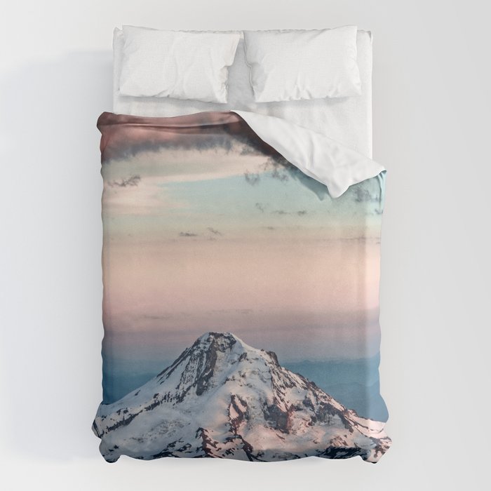 Mountain Sunset - Nature Photography Duvet Cover Gallery Image 6