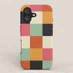 Bold Colorful Checks Pattern - Large XVIII iPhone Case Gallery Image 1